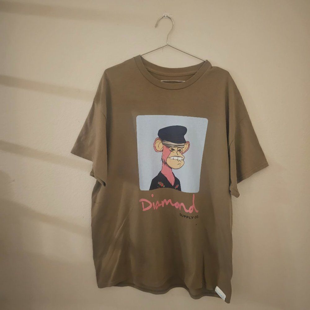 Diamond Supply Co. x Ape Trippy Mutant Graphic T-Shirt Sz XL